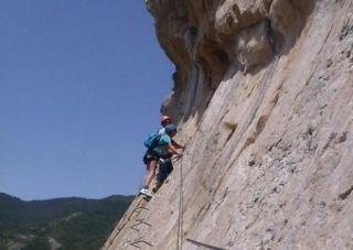 Vía ferrata en Huesca